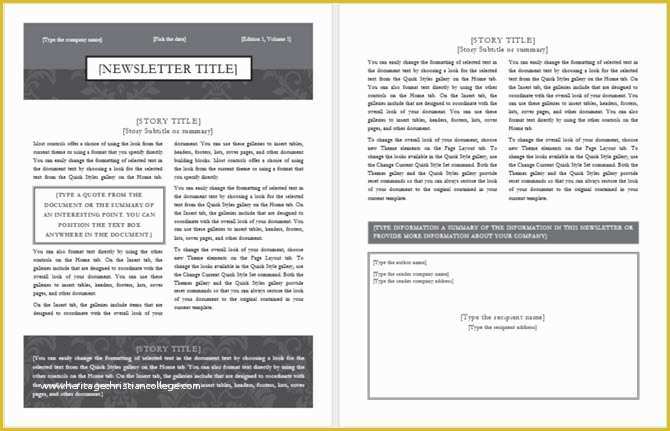 Free Online Newsletter Templates Pdf Of 13 Free Newsletter Templates You Can Print or Email as Pdf