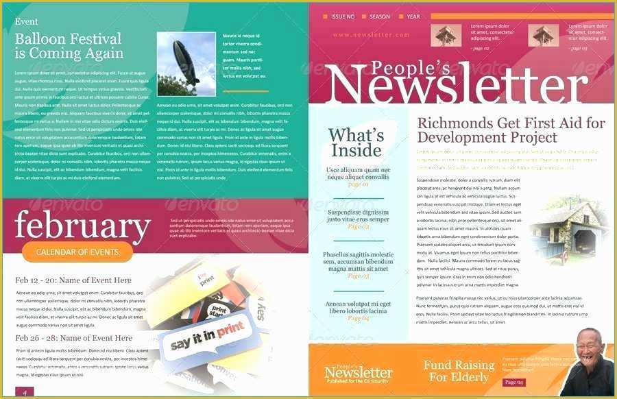 Free Online Newsletter Templates Pdf Of E Business Tips Newsletter Template Pdf School