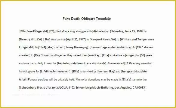 Free Online Obituary Template Of 9 Death Obituary Templates Doc Pdf Psd