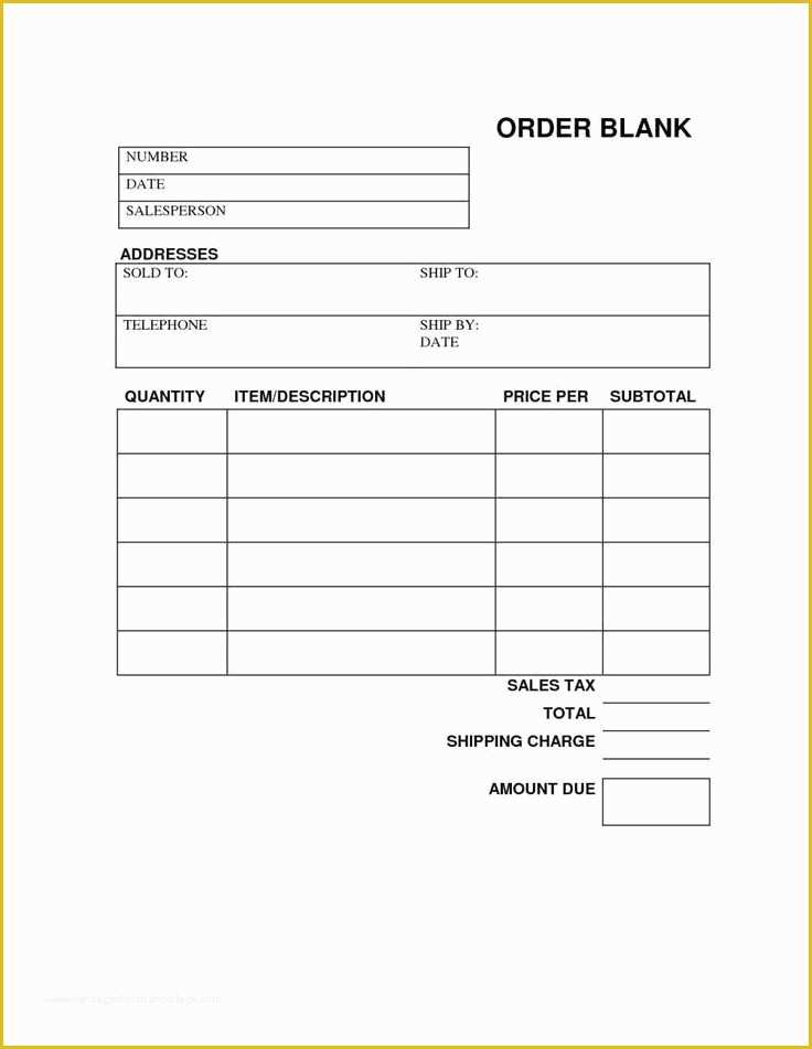 Free Online order form Template Of 17 Best Templates for order forms Images On Pinterest