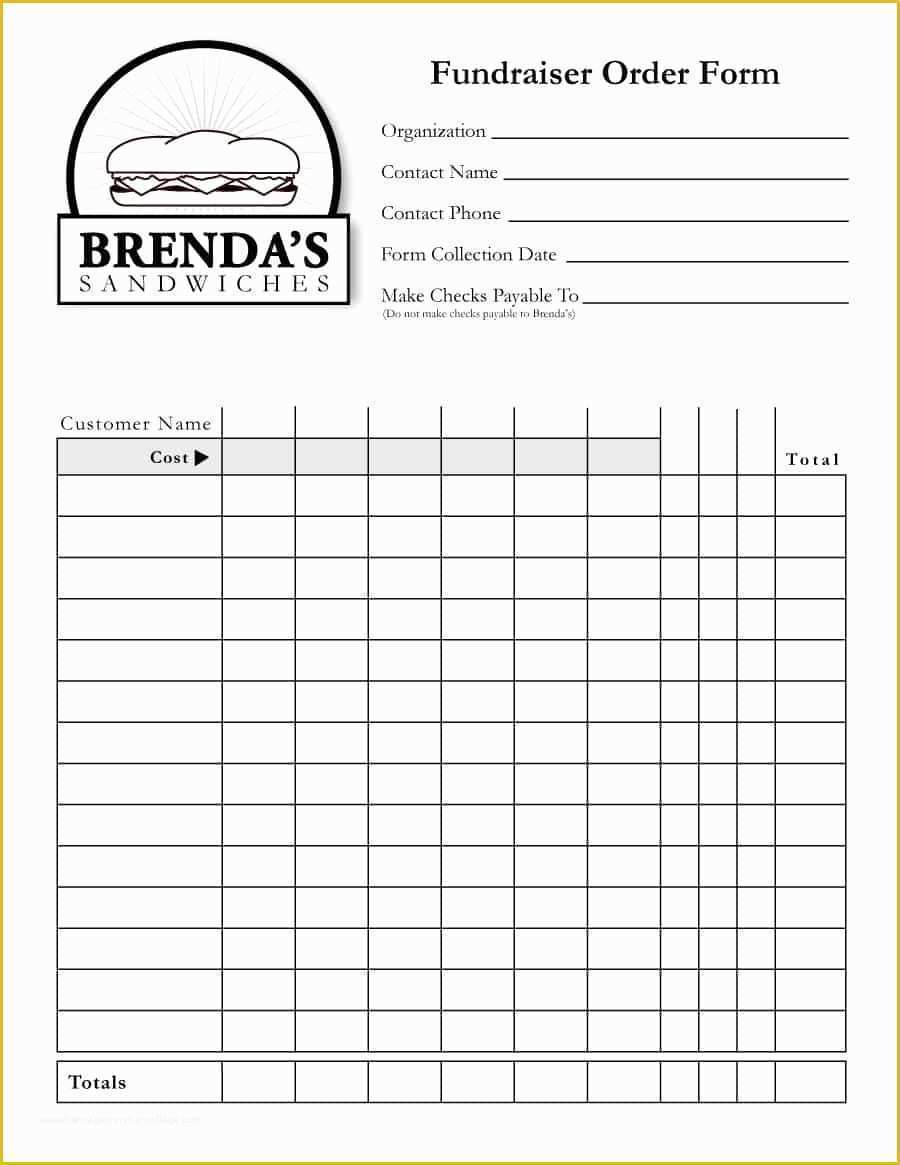 Free Online order form Template Of 40 order form Templates [work order Change order More]