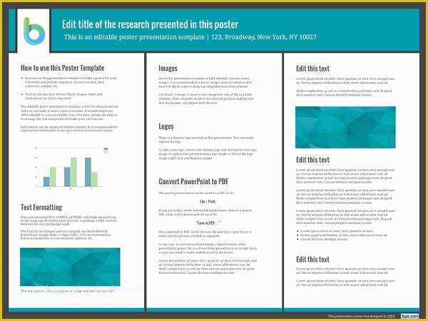 Free Online Poster Maker Templates Of 7 Awesome Powerpoint Poster Templates
