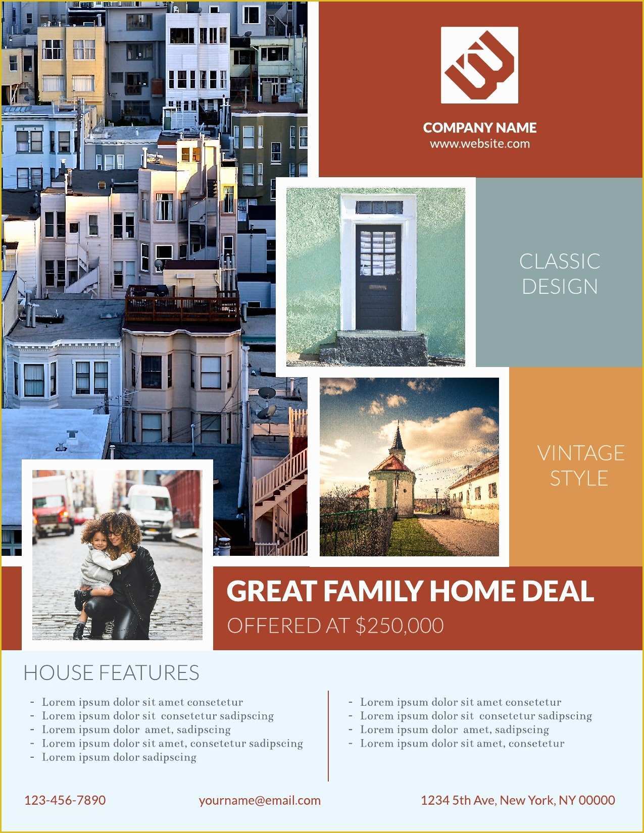Free Online Poster Maker Templates Of Real Estate Flyer Template
