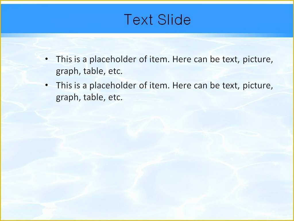 Free Online Powerpoint Templates Of Download Free Blue Water Powerpoint Template for