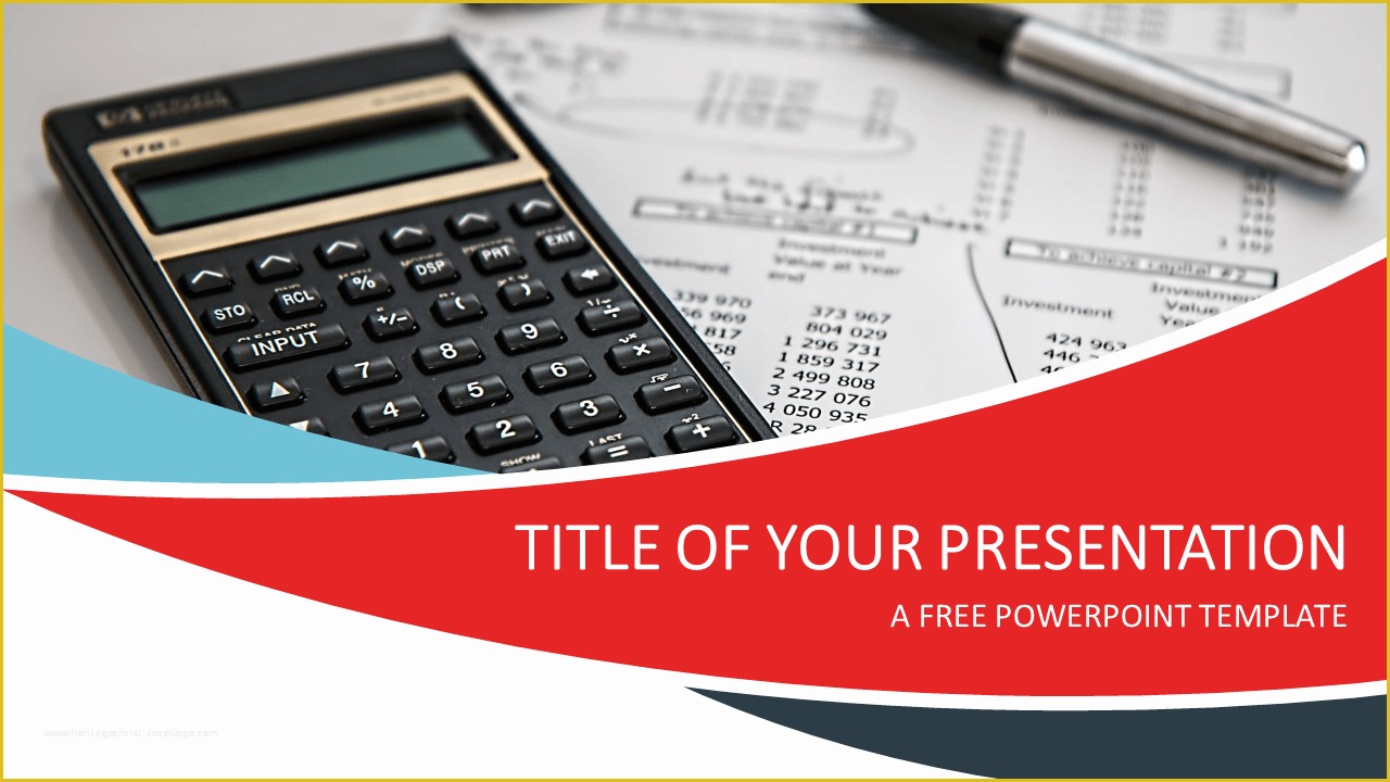Free Online Powerpoint Templates Of Finance Powerpoint Template Presentationgo