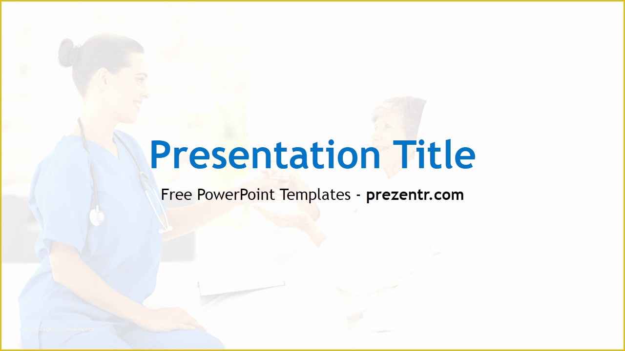 Free Online Powerpoint Templates Of Free Home Health Care Powerpoint Template Prezentr