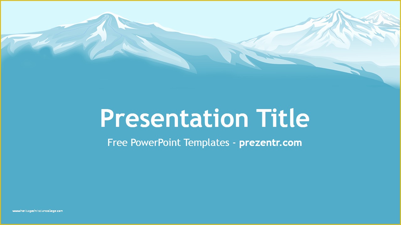 Free Online Powerpoint Templates Of Free Mountains Powerpoint Template Prezentr Powerpoint