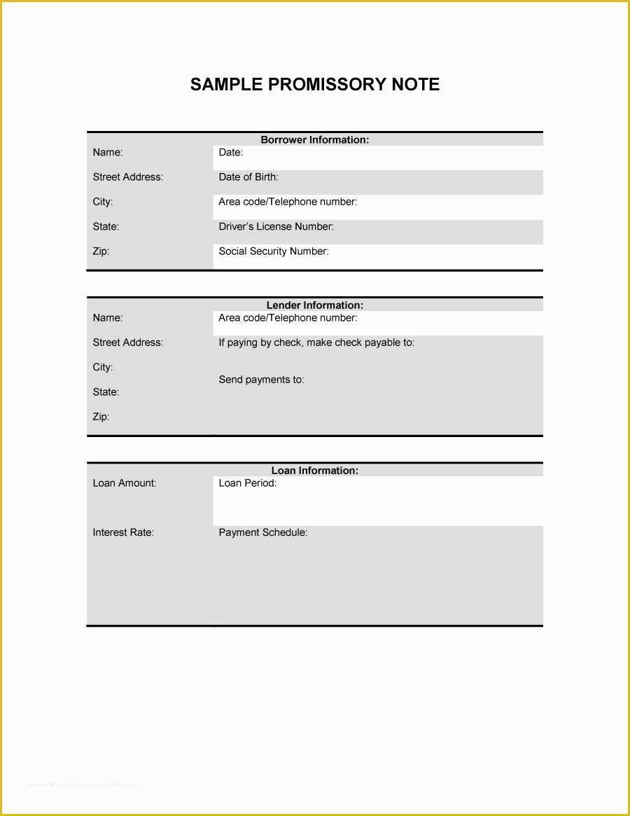 Free Online Promissory Note Template Of 45 Free Promissory Note Templates &amp; forms [word &amp; Pdf