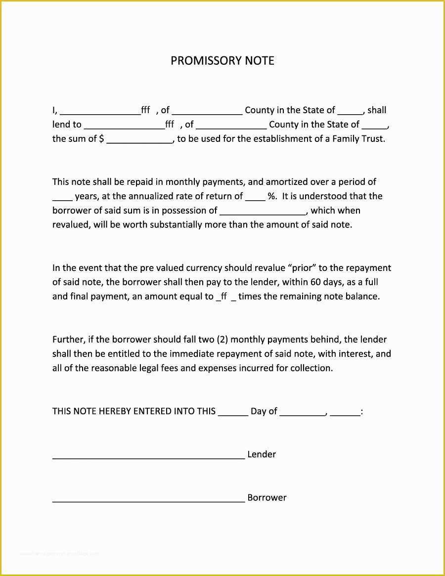 Free Online Promissory Note Template Of 45 Free Promissory Note Templates &amp; forms [word &amp; Pdf