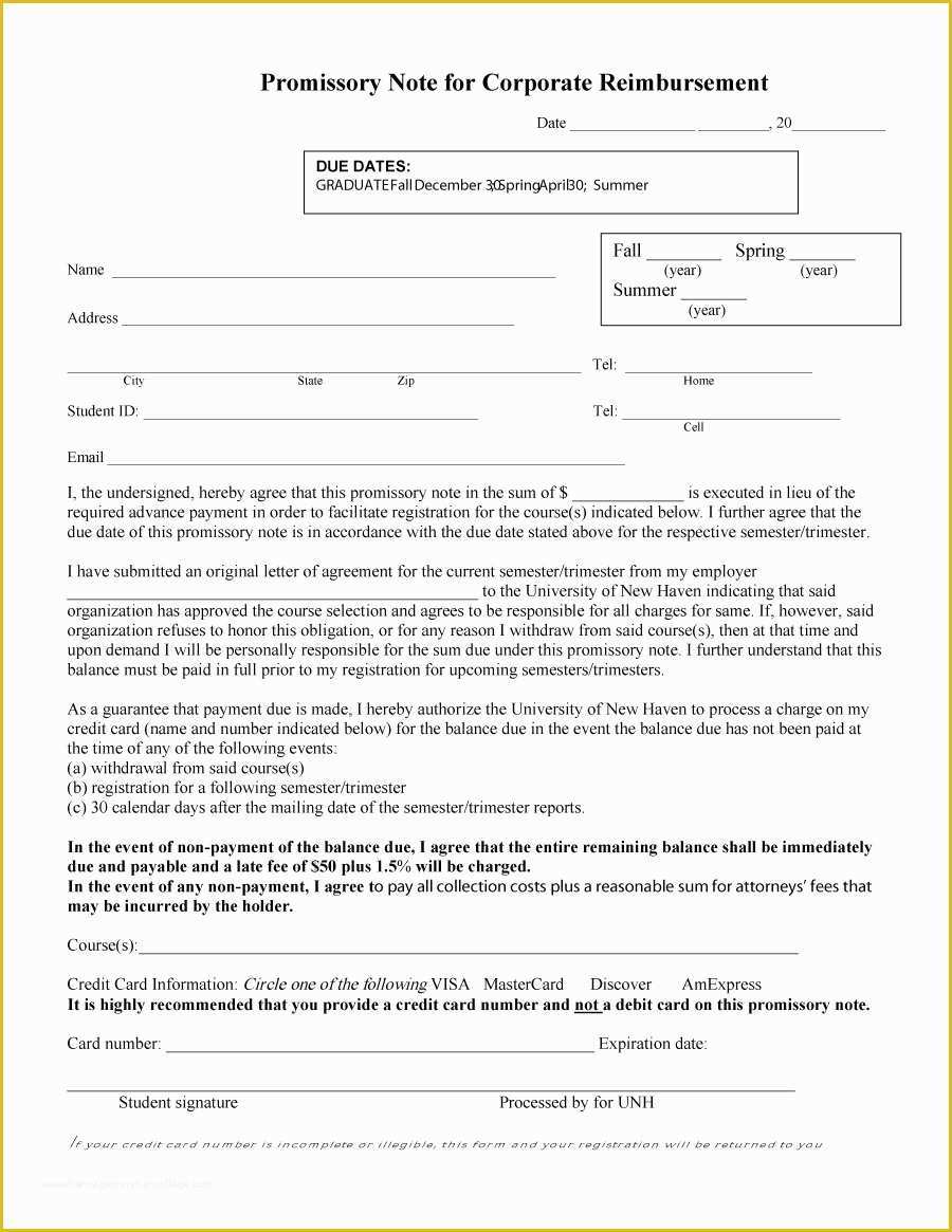 Free Online Promissory Note Template Of 45 Free Promissory Note Templates & forms [word & Pdf