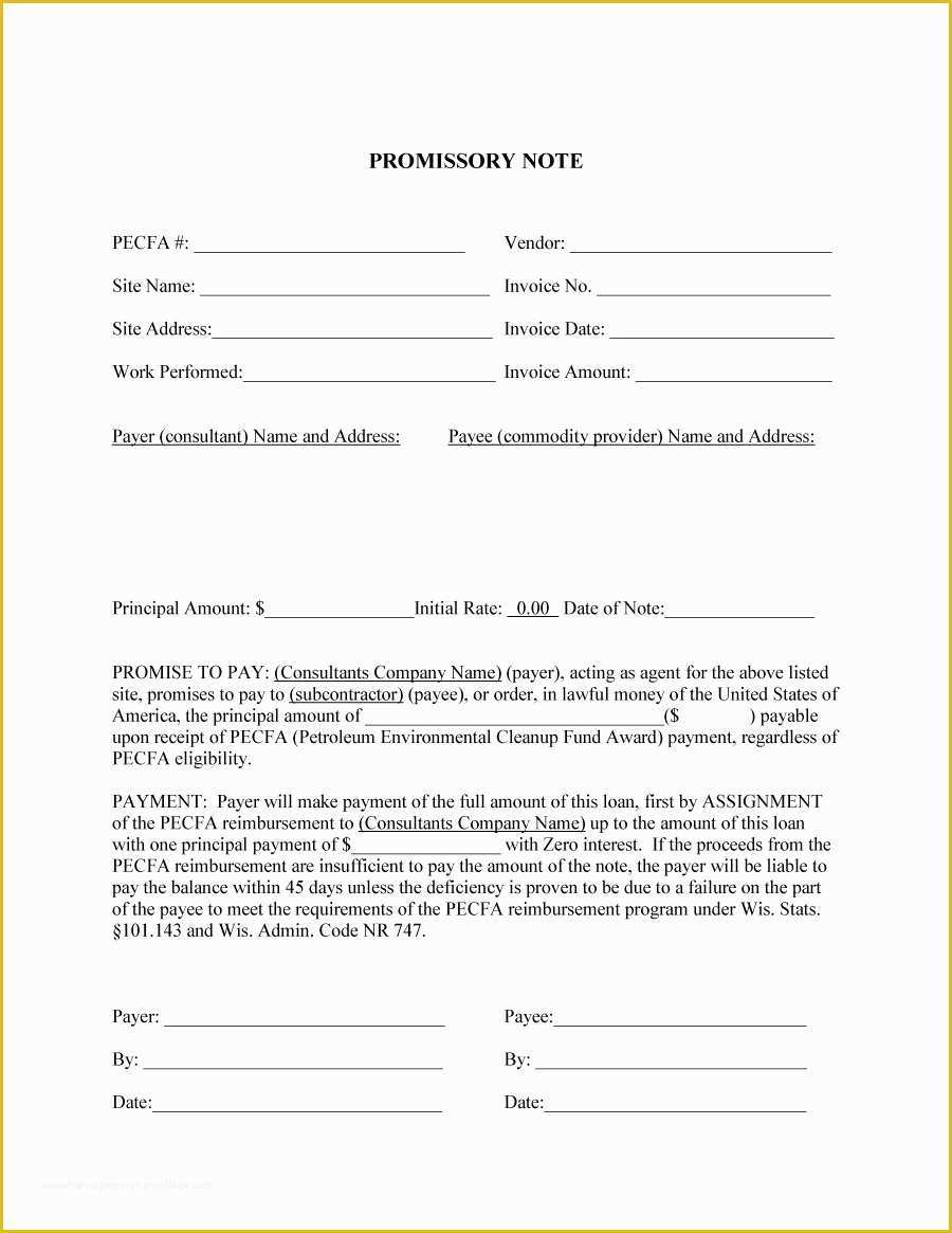 Free Online Promissory Note Template Of 45 Free Promissory Note Templates & forms [word & Pdf