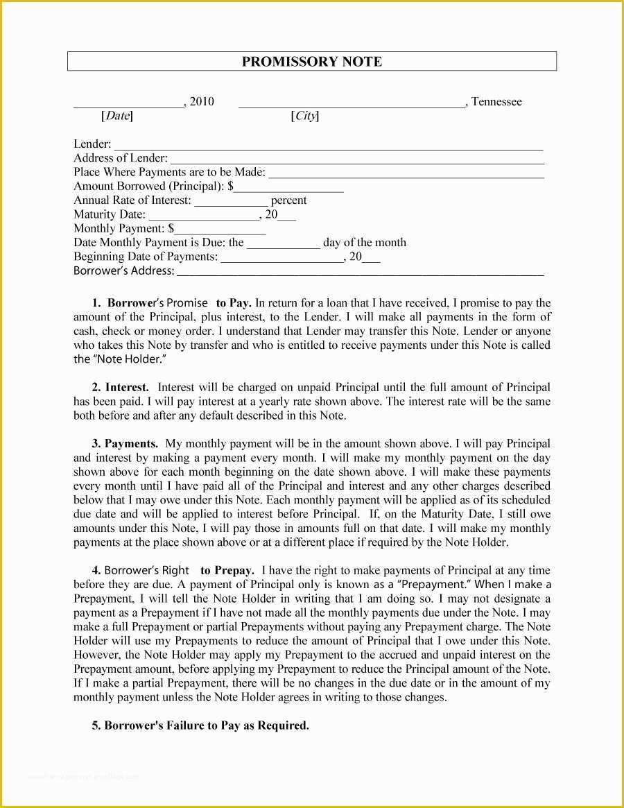 Free Online Promissory Note Template Of 45 Free Promissory Note Templates & forms [word & Pdf]