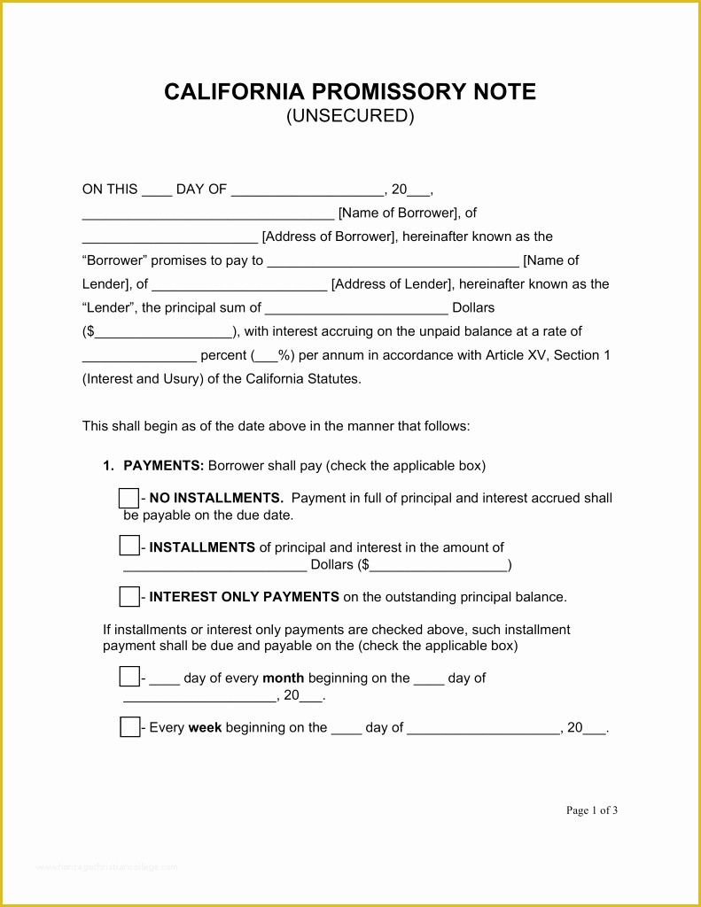 Free Online Promissory Note Template Of Blank Promissory Note Mughals