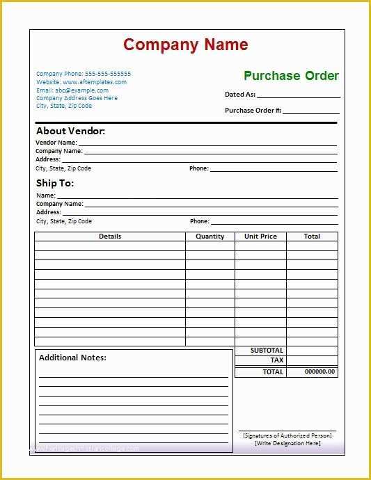 Free Online Purchase order Template Of 39 Free Purchase order Templates In Word &amp; Excel Free