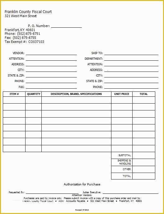 Free Online Purchase order Template Of 39 Free Purchase order Templates In Word &amp; Excel Free