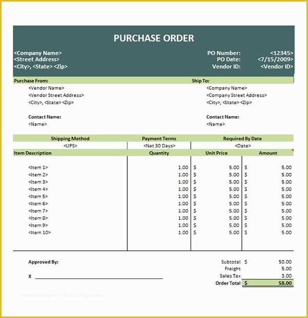 Free Online Purchase order Template Of 6 Free Purchase order Templates Excel Pdf formats