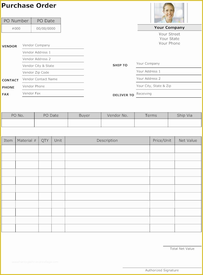 Free Online Purchase order Template Of Purchase order form Template order form