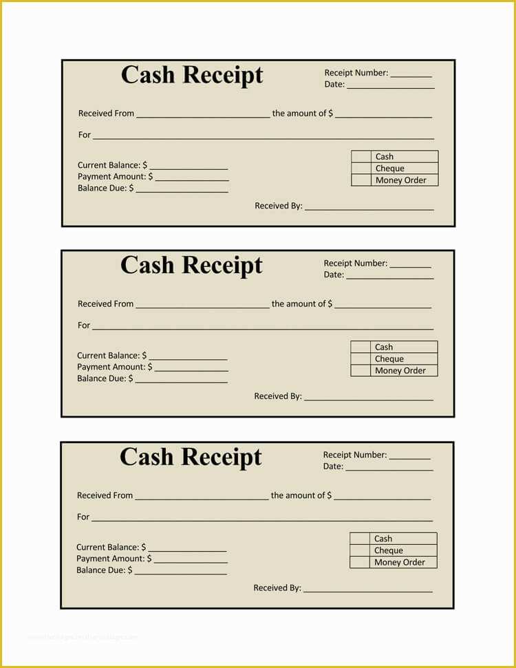Free Online Receipt Template Of 21 Free Cash Receipt Templates for Word Excel and Pdf