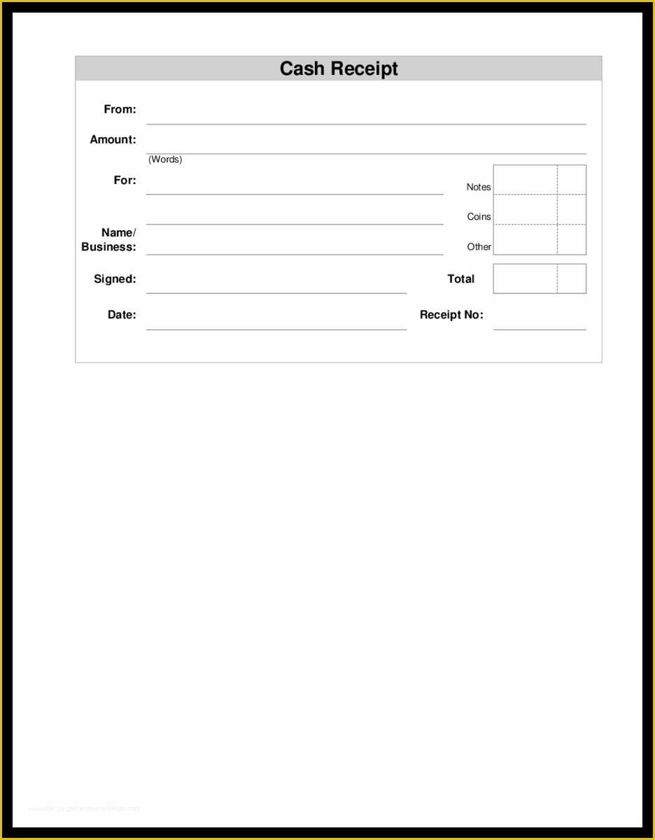 Free Online Receipt Template Of Blank Receipt Template Mughals