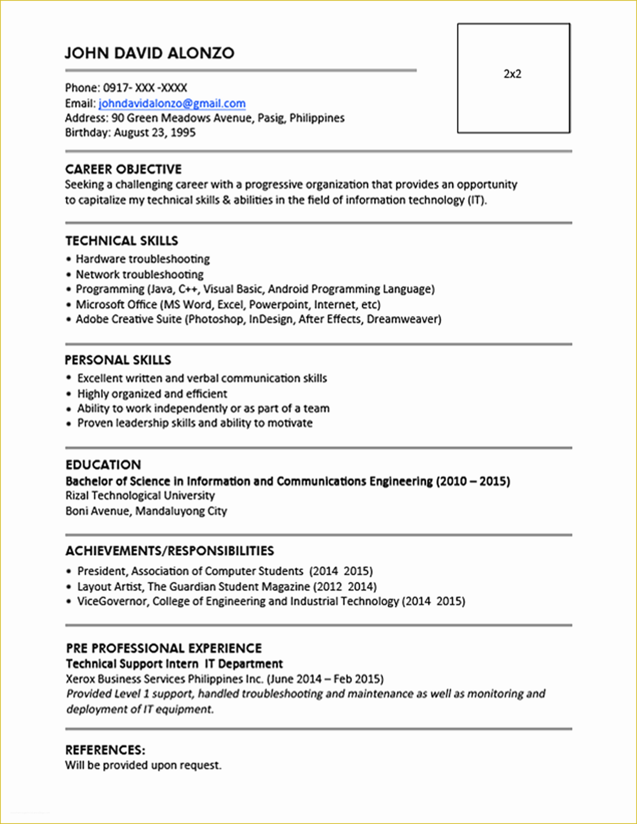 Free Online Resume Templates Download Of Resume Templates You Can
