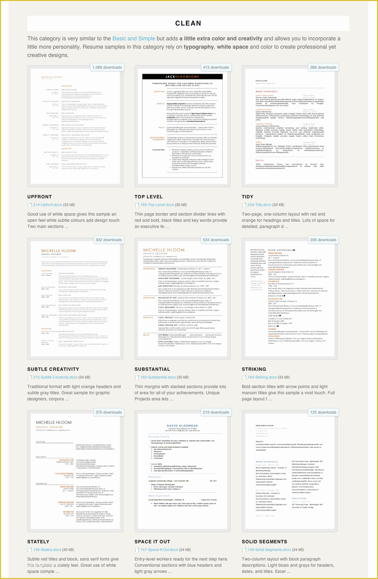 Free Online Resume Templates Printable Of 275 Free Microsoft Word Resume Templates