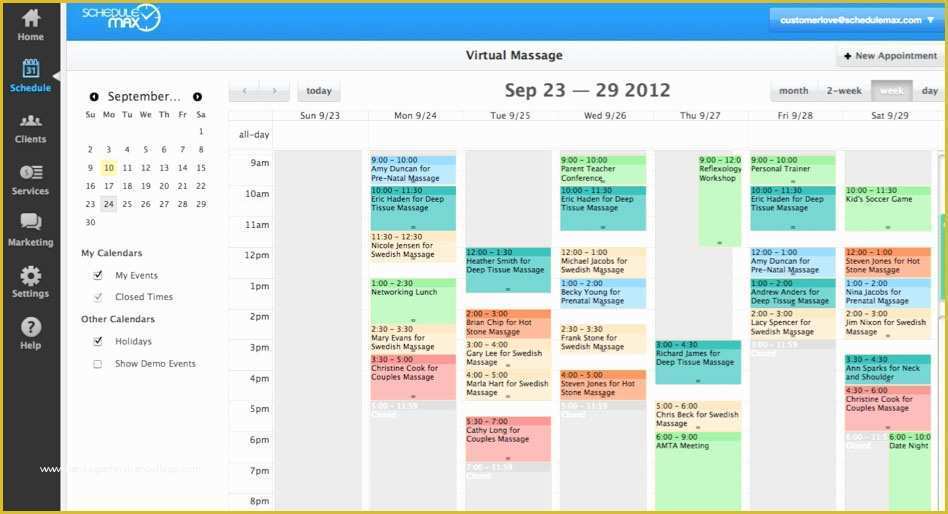 Free Online Schedule Template Of Line Calendar
