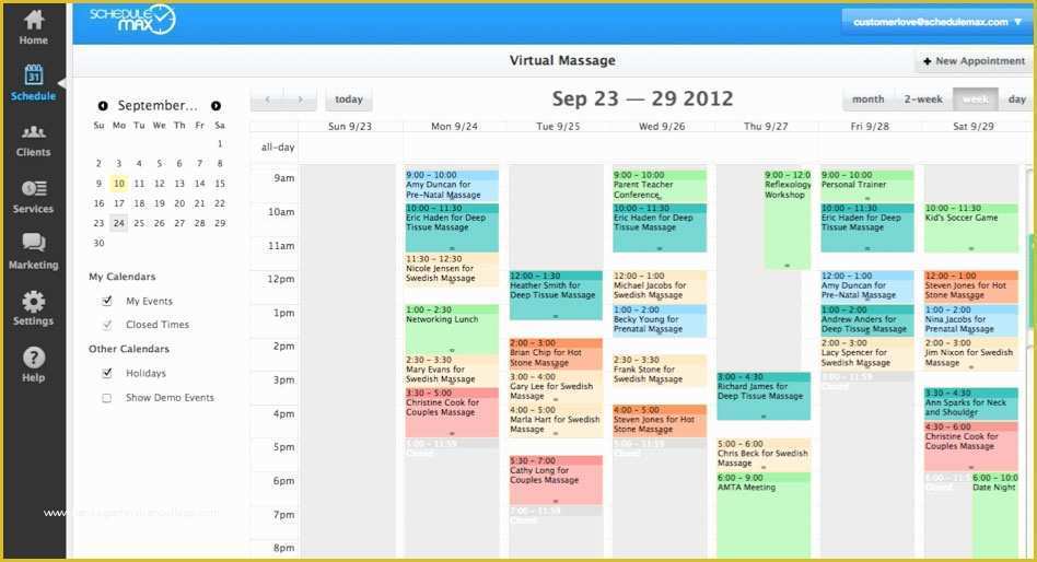 Free Online Schedule Template Of Line Calendar