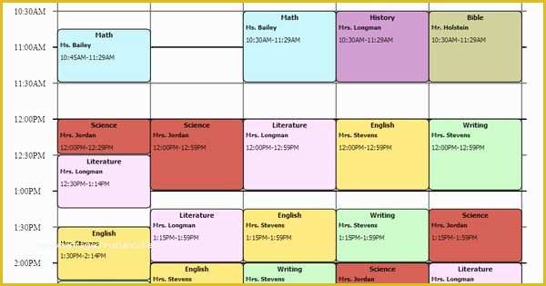 Free Online Schedule Template Of Line Weekly Class Scheduling Template I Used the Free