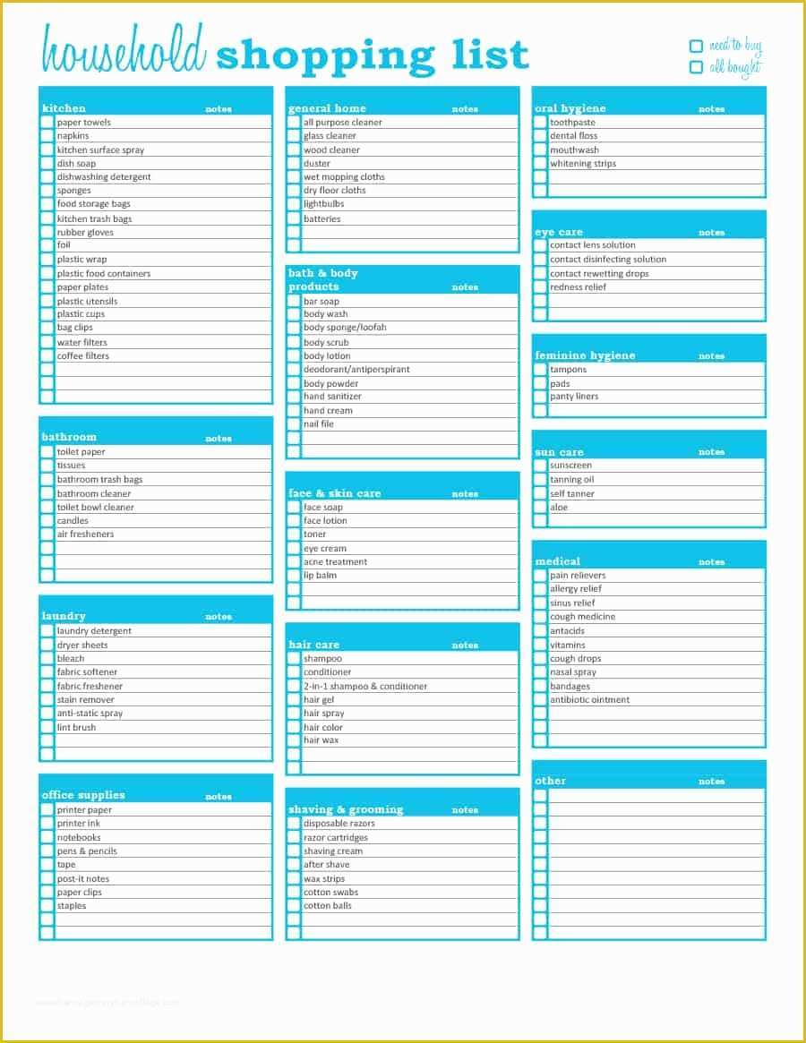 Free Online Shopping Templates Of 40 Printable Grocery List Templates Shopping List