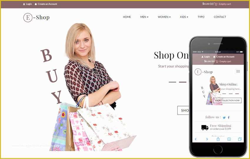 Free Online Shopping Templates Of Free Bootstrap E Merce Templates and themes 2018