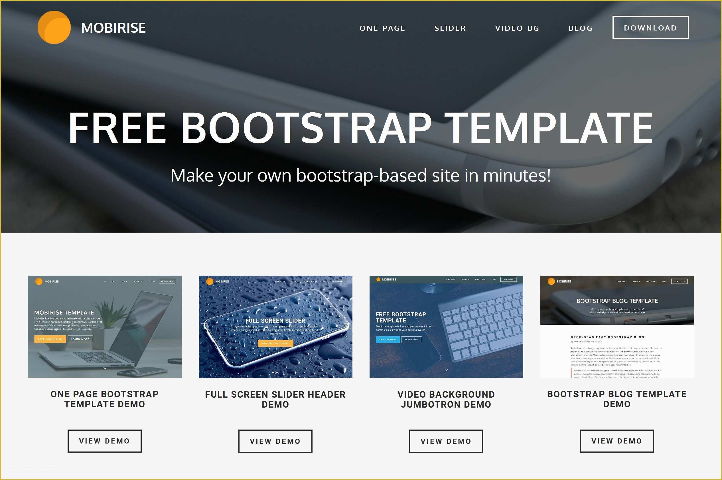 Free Online Website Templates Of Free Bootstrap Template for Mobile Friendly Websites