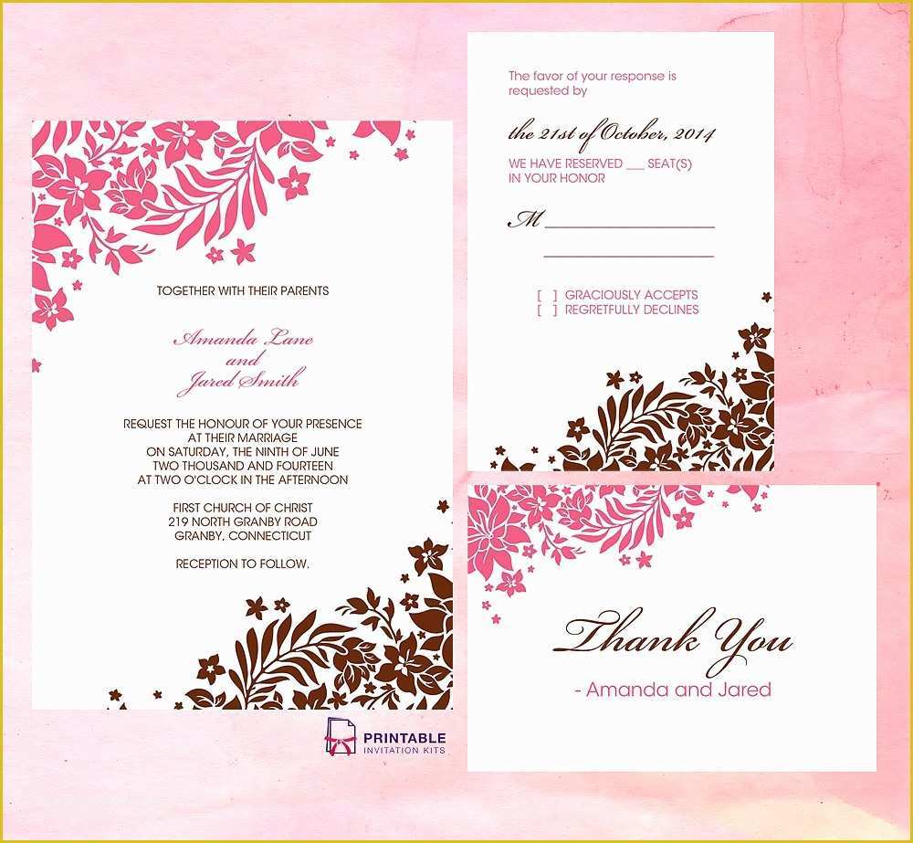 Free Online Wedding Invitation Templates Of Wedding Invitation Free Wedding Invitation Templates