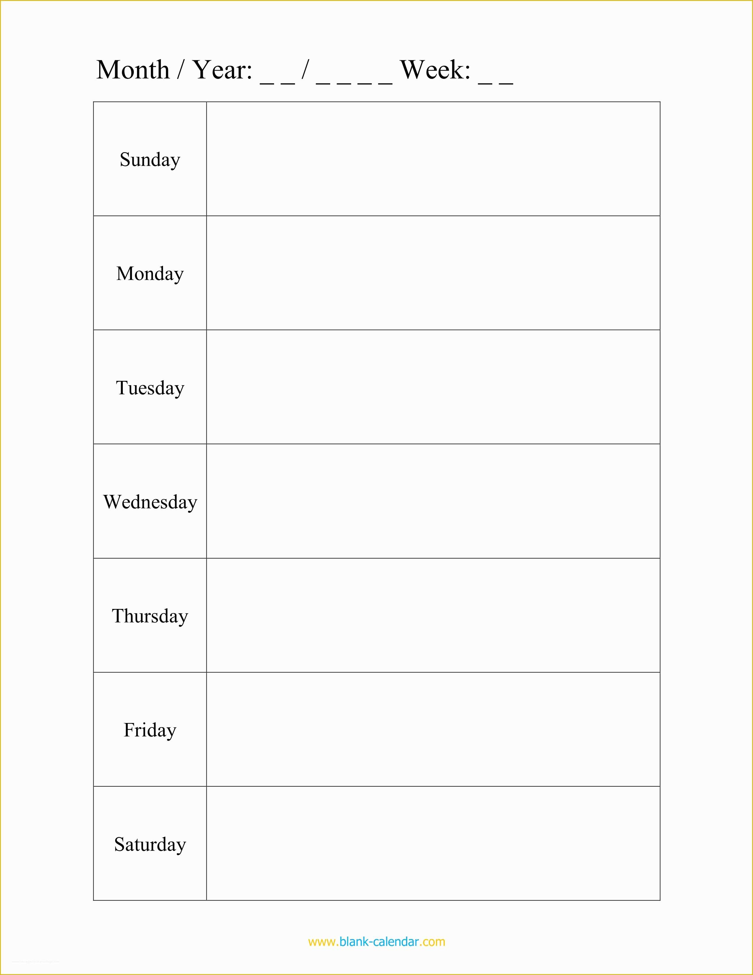 Free Online Weekly Planner Template Of Weekly Schedule Planner Templates Word Excel Pdf