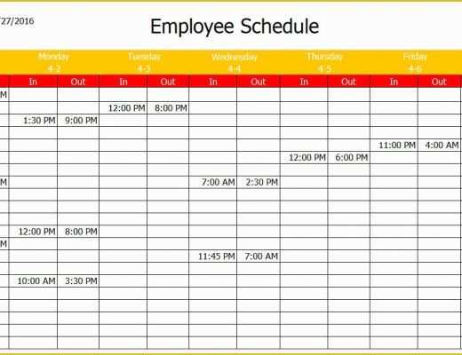 Free Online Work Schedule Template Of 77 Work Schedule Templates Free Word Excel Pdf formats