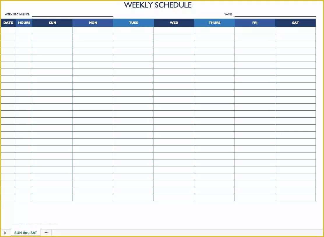 Free Online Work Schedule Template Of Bi Weekly Employee Schedule