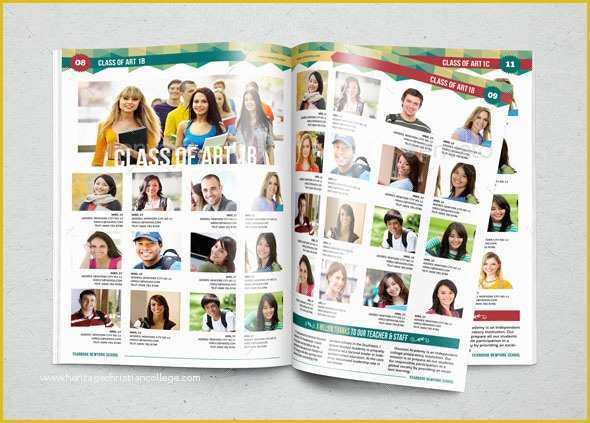 Free Online Yearbook Templates Of Yearbook Template Design Vol 1 by Hiro27