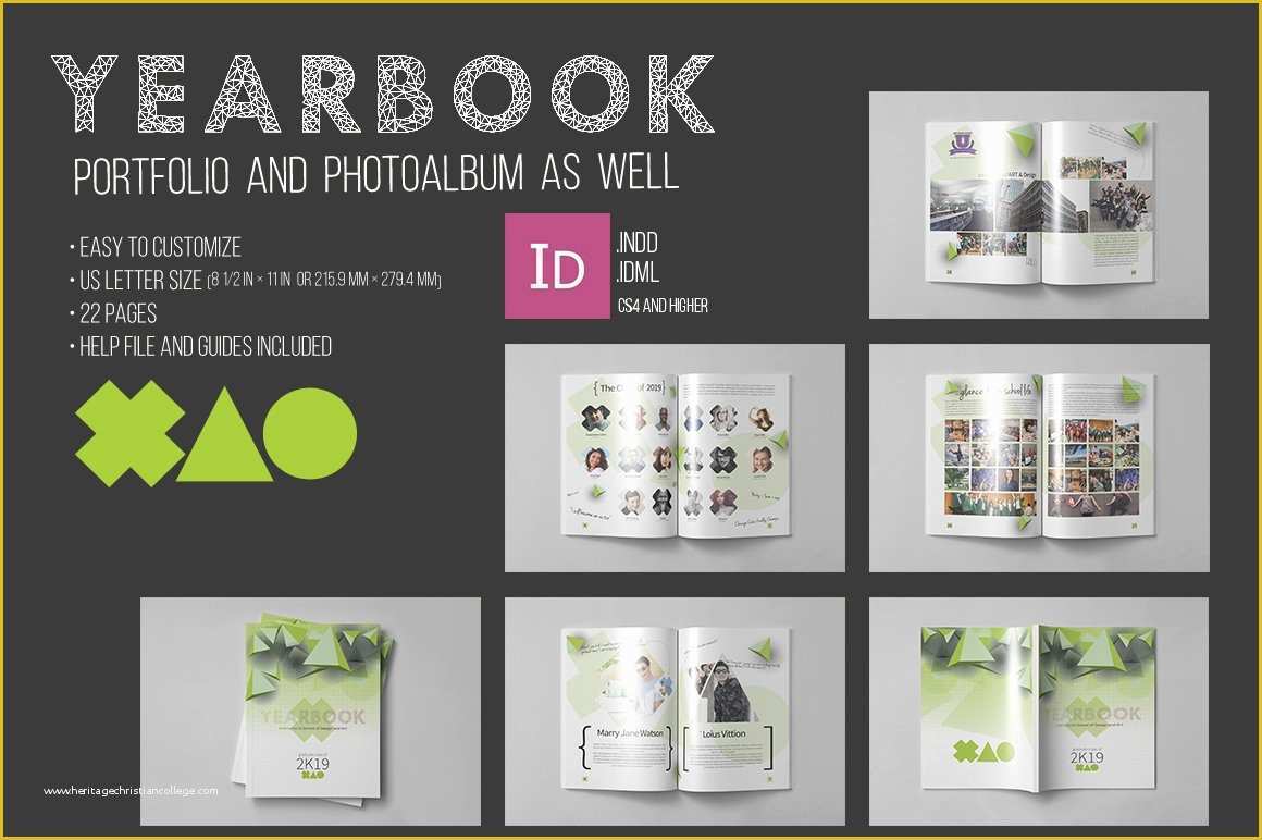Free Online Yearbook Templates Of Yearbook Template Templates Creative Market