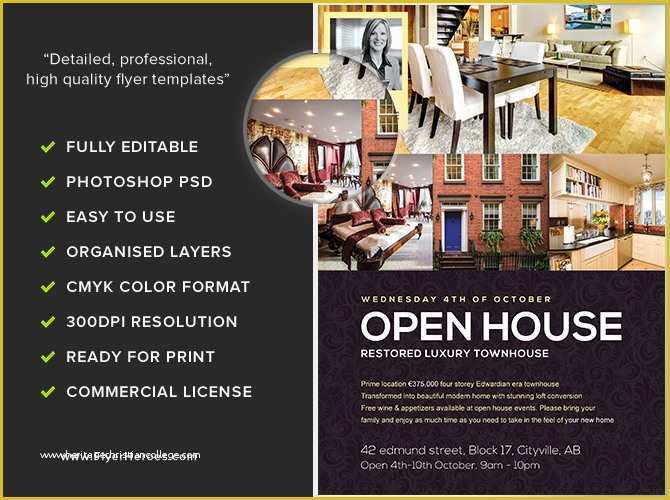 Free Open House Flyer Template Of Open House Flyer Template Flyerheroes