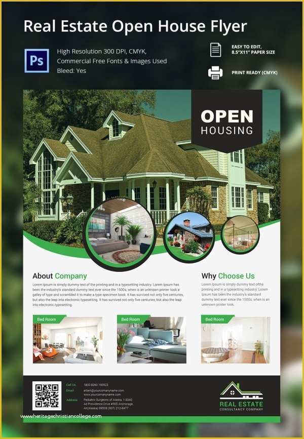 Free Open House Flyer Template Word Of 67 Business Flyer Templates – Free Psd Illustrator