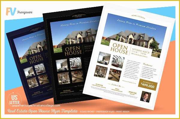 Free Open House Templates for Real Estate Of 28 Modern Real Estate Flyer Designs Word Ai Psd Eps