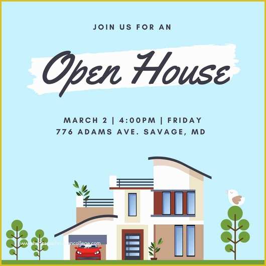 Free Open House Templates for Real Estate Of Customize 498 Open House Invitation Templates Online Canva