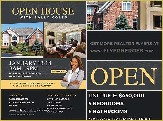 Free Open House Templates for Real Estate Of Open House Flyer Template 2 Flyerheroes