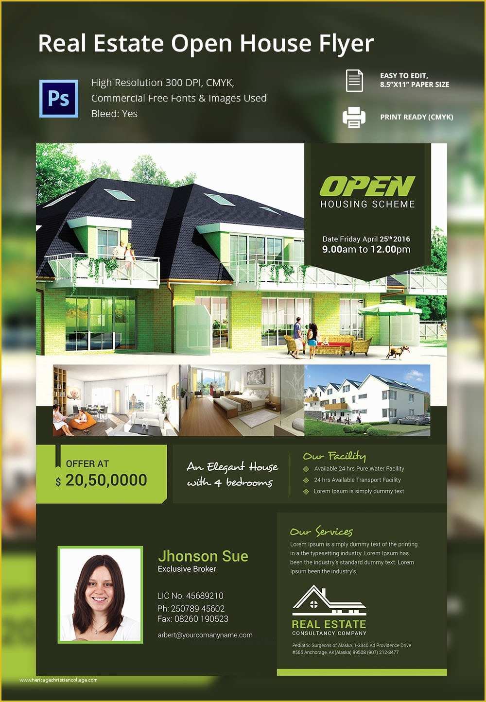 Free Open House Templates for Real Estate Of Open House Flyer Template – 30 Free Psd format Download