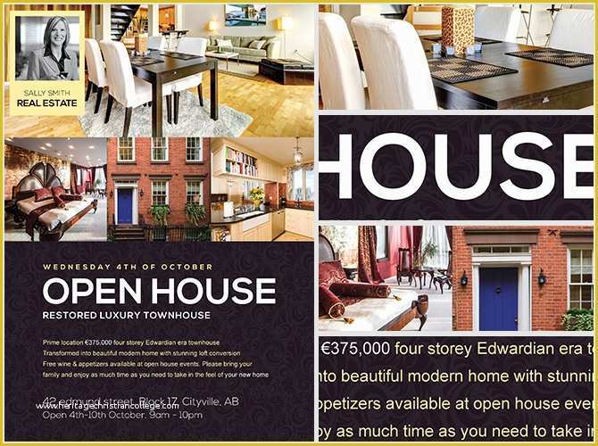 Free Open House Templates for Real Estate Of Open House Flyer Template Flyerheroes