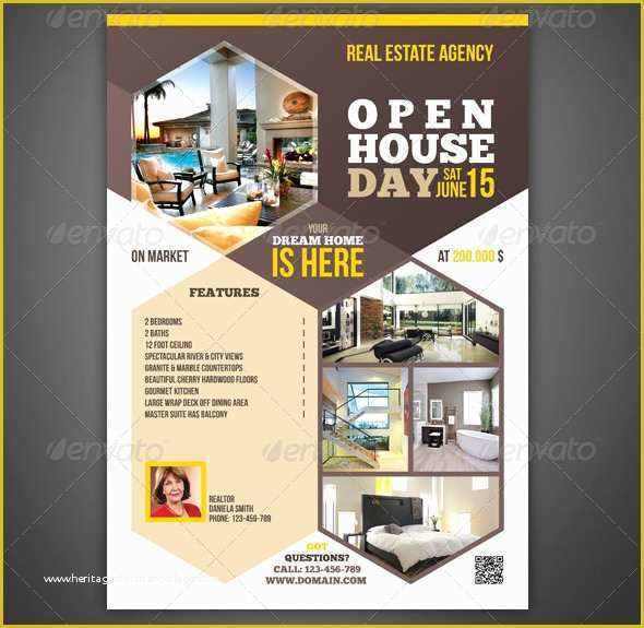 Free Open House Templates for Real Estate Of Open House Flyer Templates – 39 Free Psd format Download