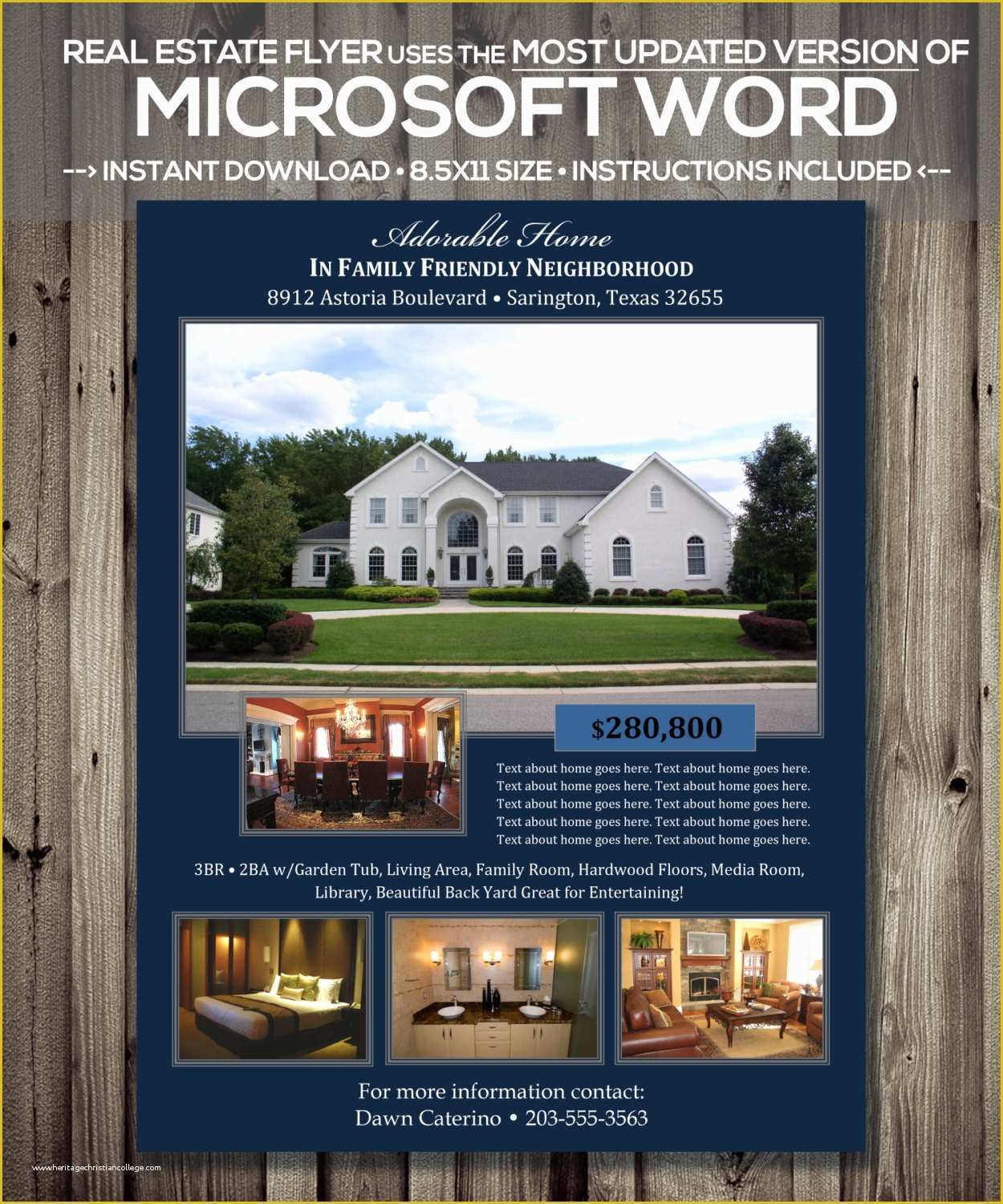 Free Open House Templates for Real Estate Of Real Estate Flyer Template Microsoft Word Cx Version