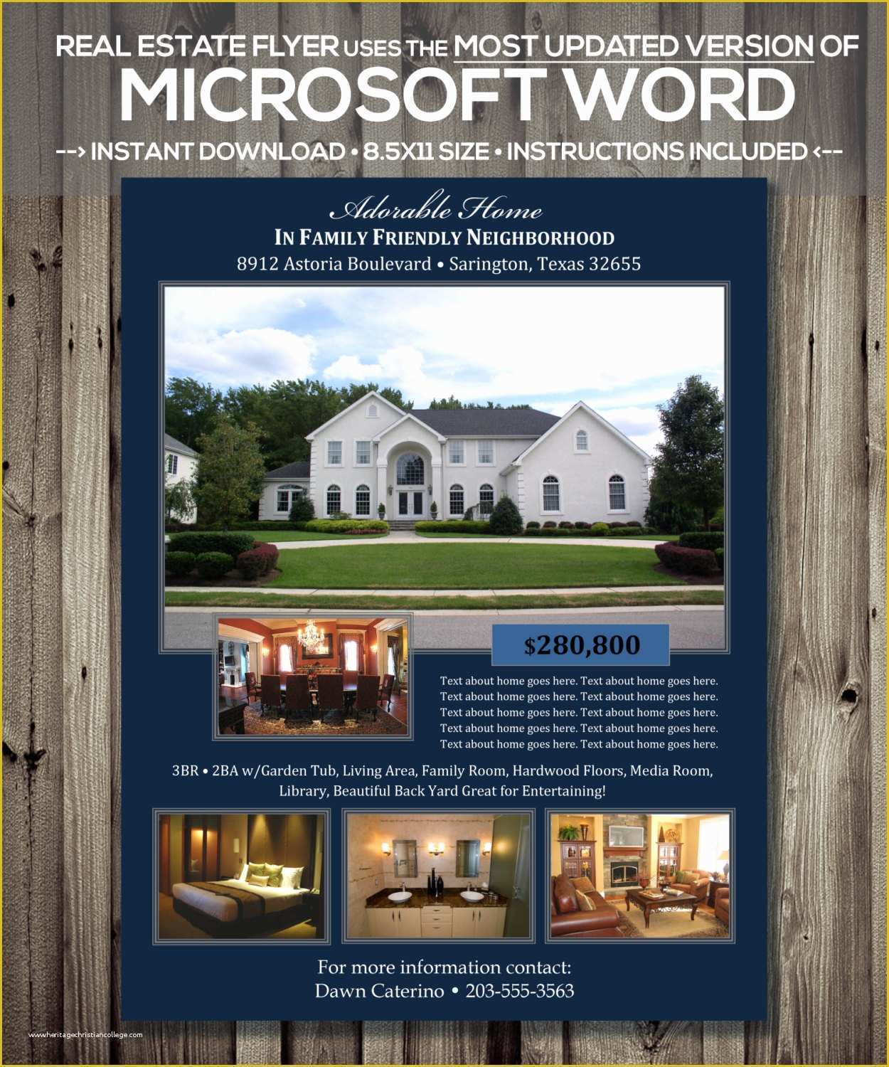 Free Open House Templates for Real Estate Of Real Estate Flyer Template Microsoft Word Cx Version