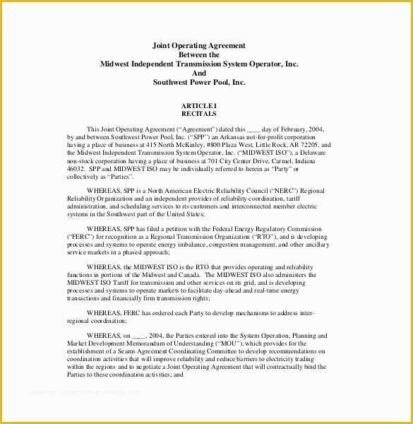 Free Operating Agreement Template Of 13 Operating Agreement Templates – Sample Example