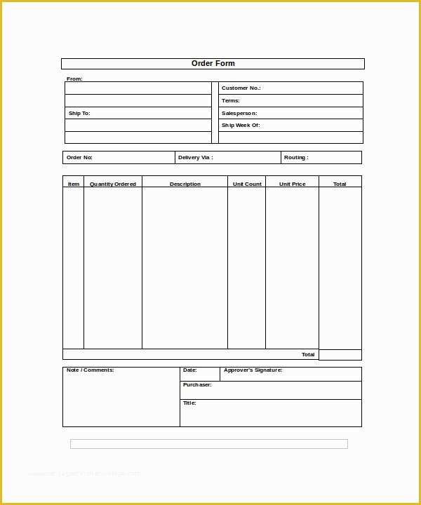 Free order form Template Word Of order form Template 23 Download Free Documents In Pdf