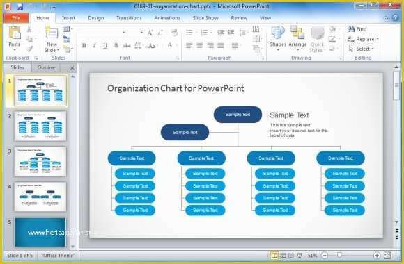 Free org Chart Template Of Best organizational Chart Templates for Powerpoint